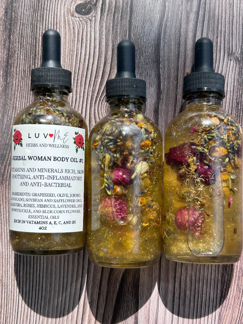 PERFUME HERBAL WOMEN'S BODY OIL