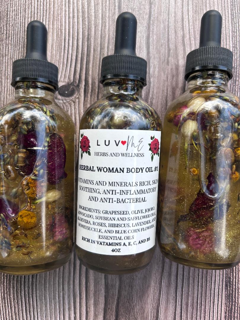 PERFUME HERBAL WOMEN'S BODY OIL