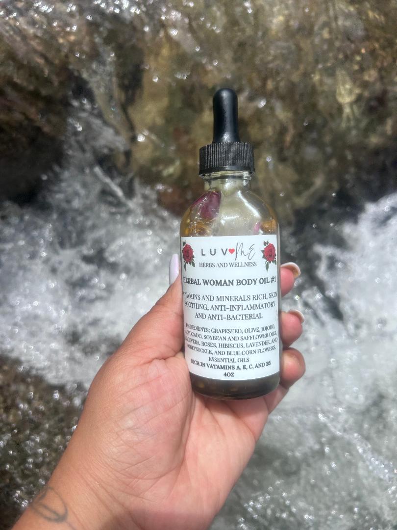 PERFUME HERBAL WOMEN'S BODY OIL