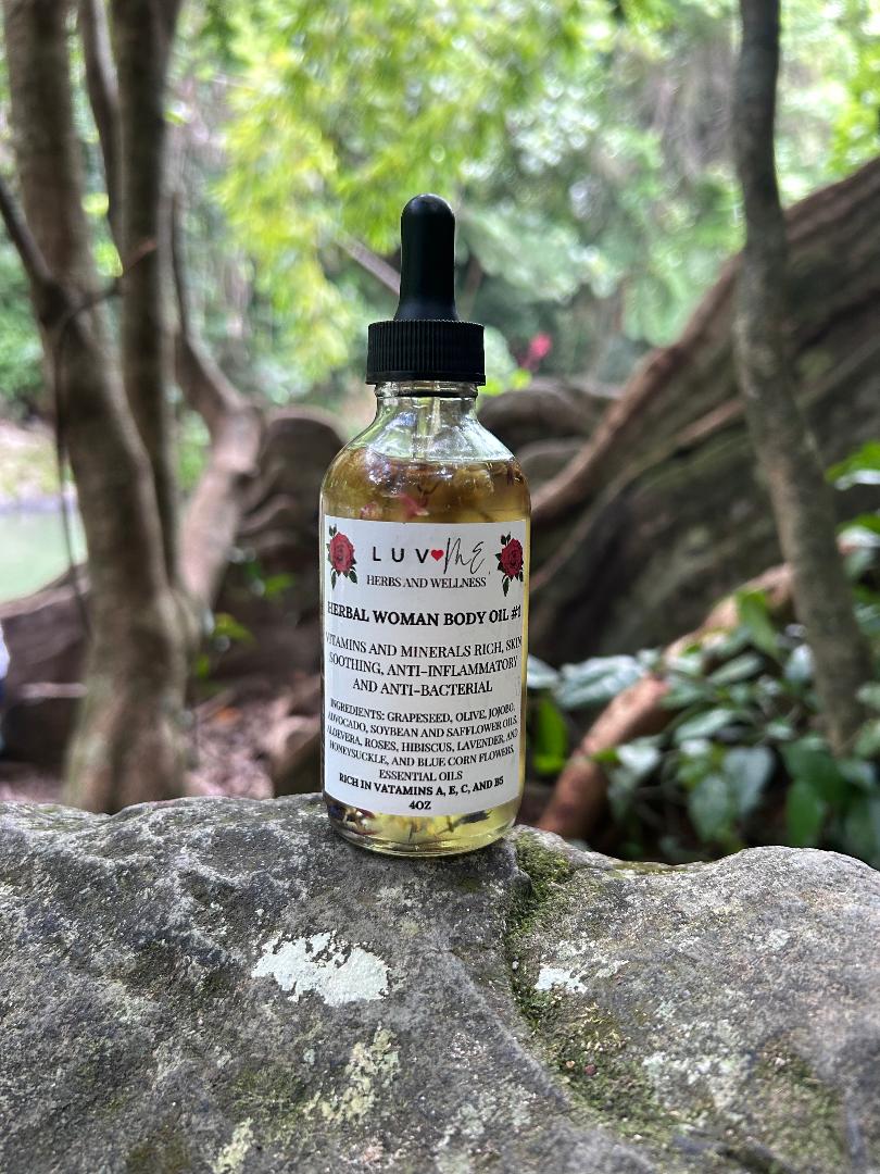 PERFUME HERBAL WOMEN'S BODY OIL