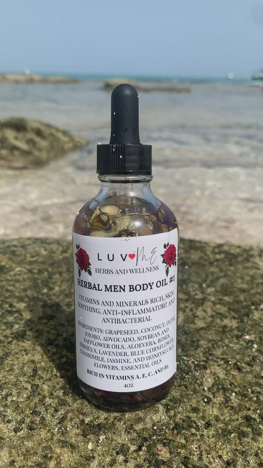 Herbal Men's Body Oil