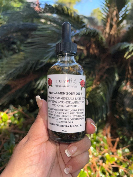 Herbal Men's Body Oil