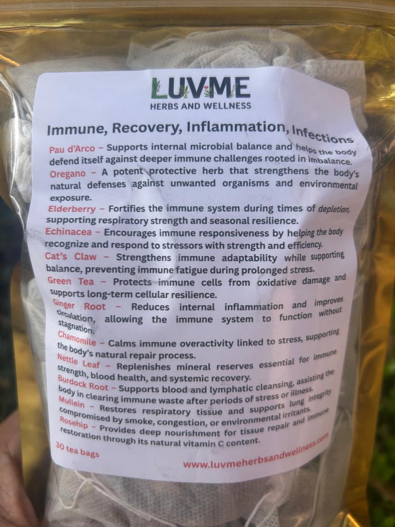 Immune, Recovery, Inflammation, & Infections Tea