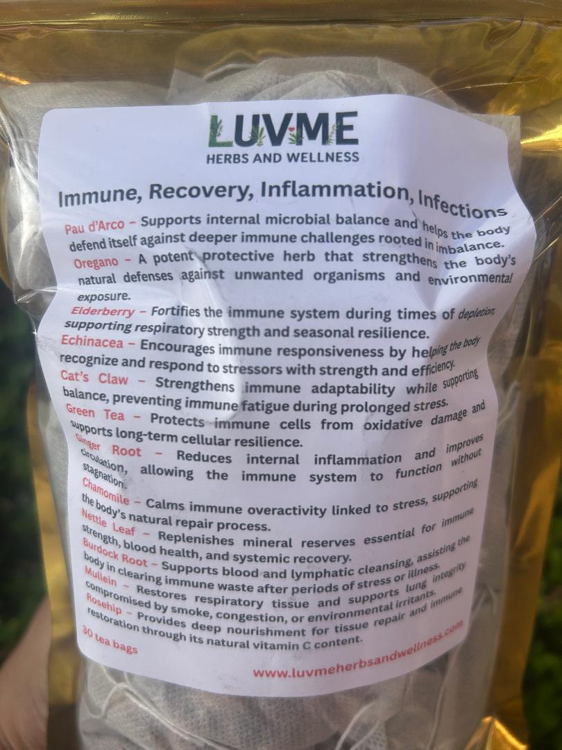 Immune, Recovery, Inflammation, & Infections Tea